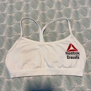 XS Reebok CrossFit Sports Bra - White (Chalk)